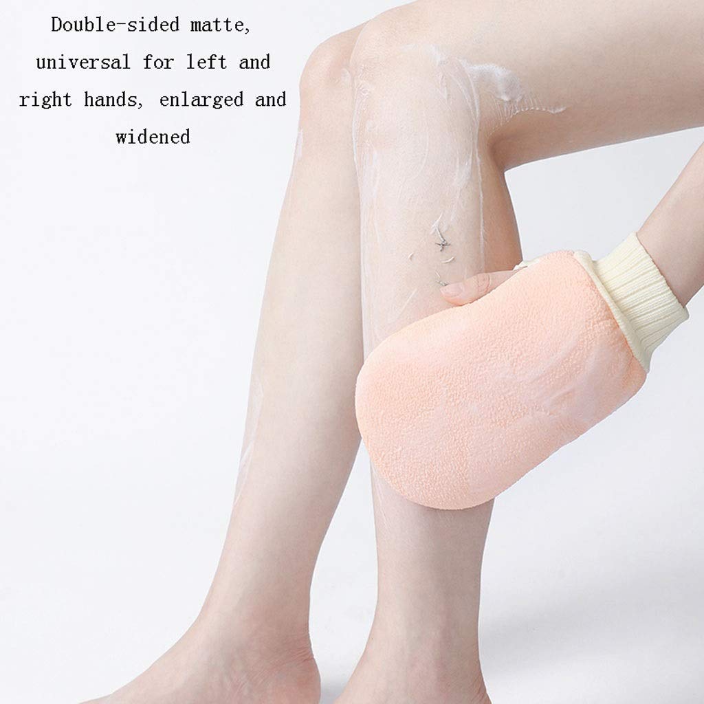 Juego de Toallas de baño de toallita Exfoliante para Hombres y Mujeres, Toalla de baño Fuerte para Frotar la Espalda, Guantes de baño Toalla Exfoliante (Color : B) (A)