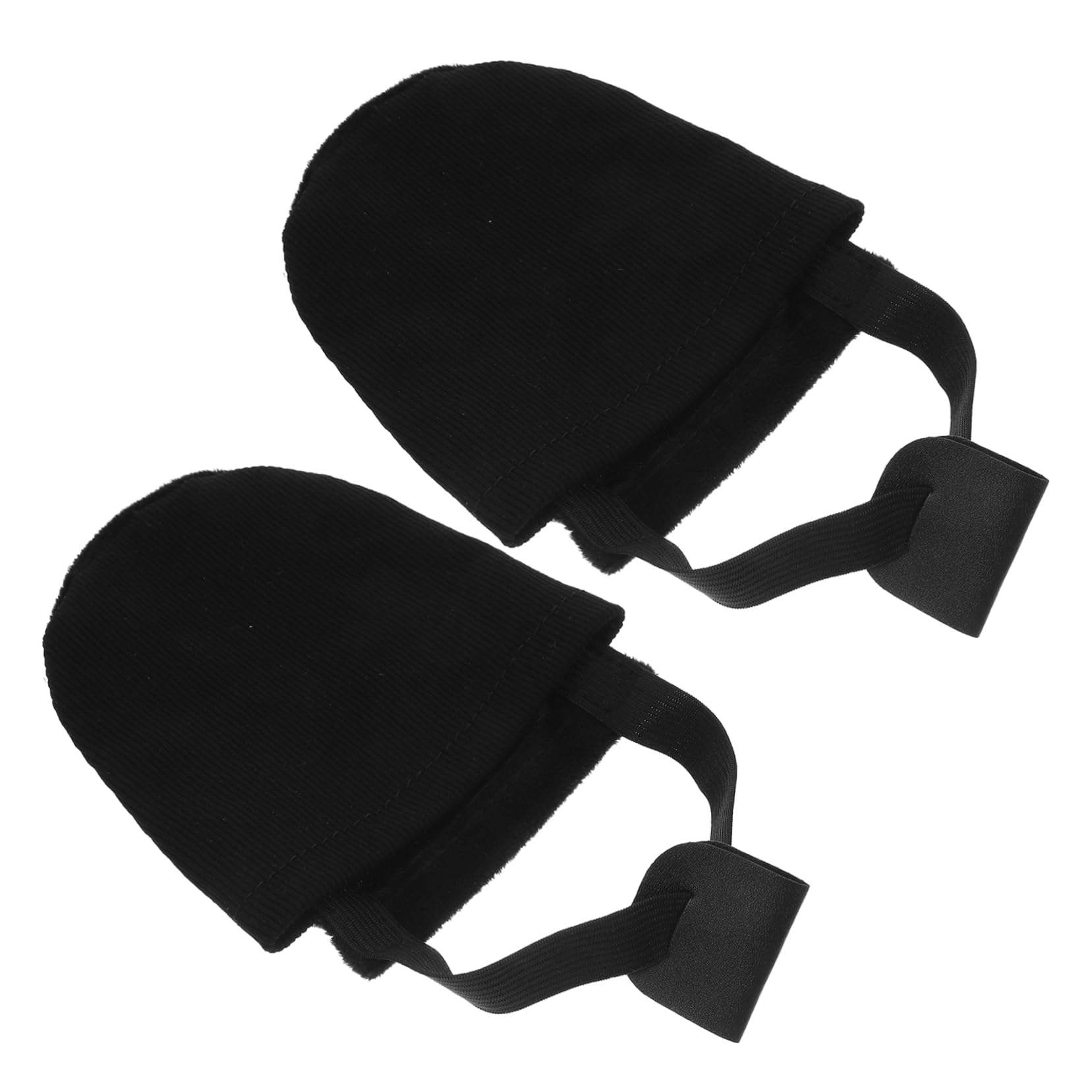 HOLIDYOYO 1Pair Bowling Shoe Covers Slip Design Elastic Band for Easy Use Reduces Friction Premium Cloth Material for Bowling Sports and Bowling Shoes Black