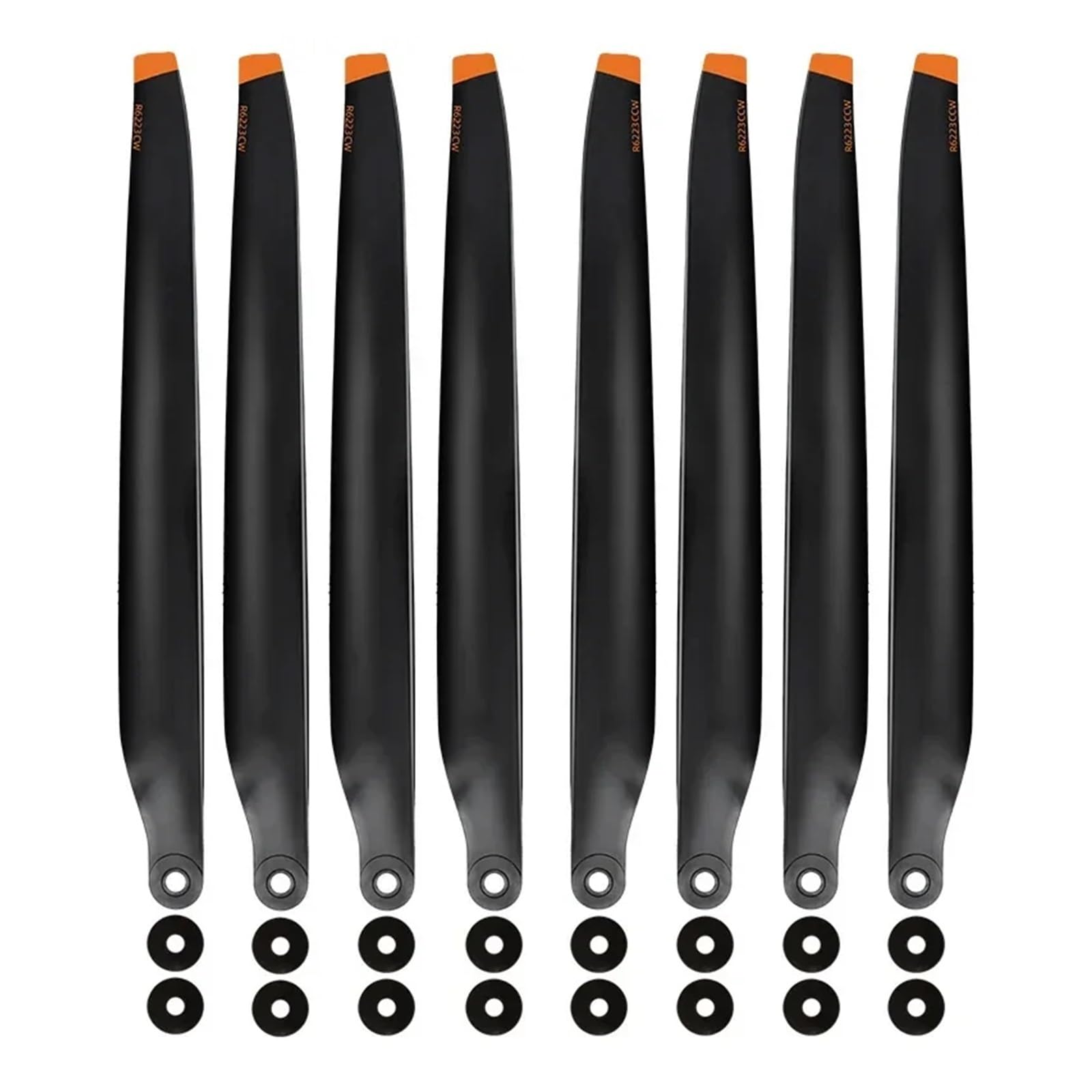 Hélices de fibra de carbono for drones T70/T70P/T100 6223, cuchillas de pulverización de cultivos de grado industrial, compatibles con DJI(T100 16PCS)