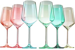 Spring Wine Glasses - Set of 6