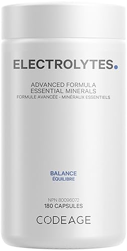 Keto Electrolytes Supplement – Vegan Electrolyte Tablets w Magnesium, Potassium, Calcium & Salt - Electrolyte Powder Salt Pills & Drink Hydration Supplements – Non-GMO, Keto Diet -180 Capsules - Supplement