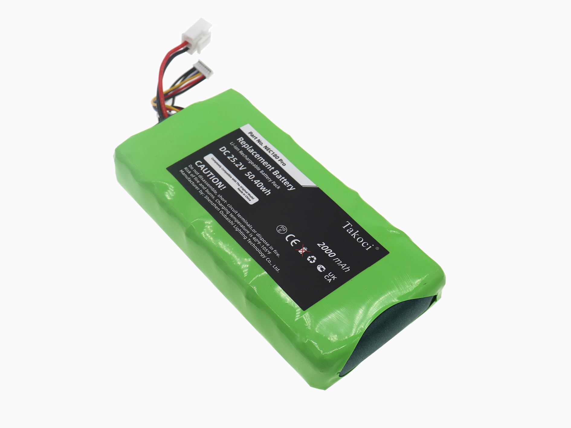 Ersatzakku für Eureka NEC180 ProBP25220F 25,2 V 2000 mAh