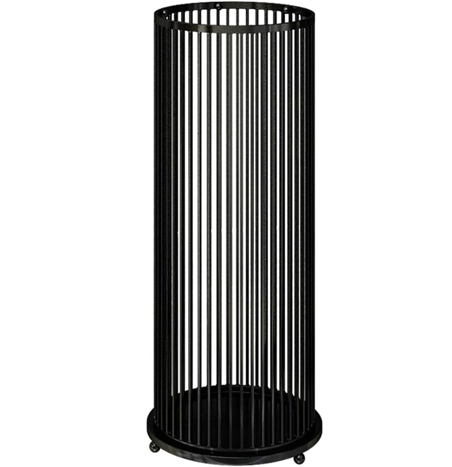 GHHVFEC Umbrella Stand Rack, Freestanding Metal Umbrella Holder for Entryway, Rain Collection Organizer Bin, Holds 10-12 Umbrellas