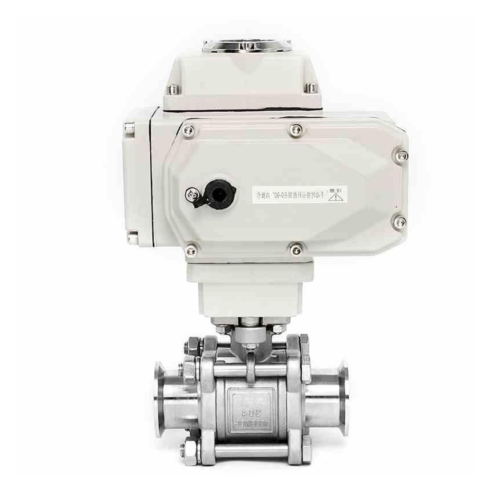 MXXDMOPD 1PCS DN32 Φ38 stainless steel high platform electric ball valve 220VAC clamp sleeve type(110VAC)