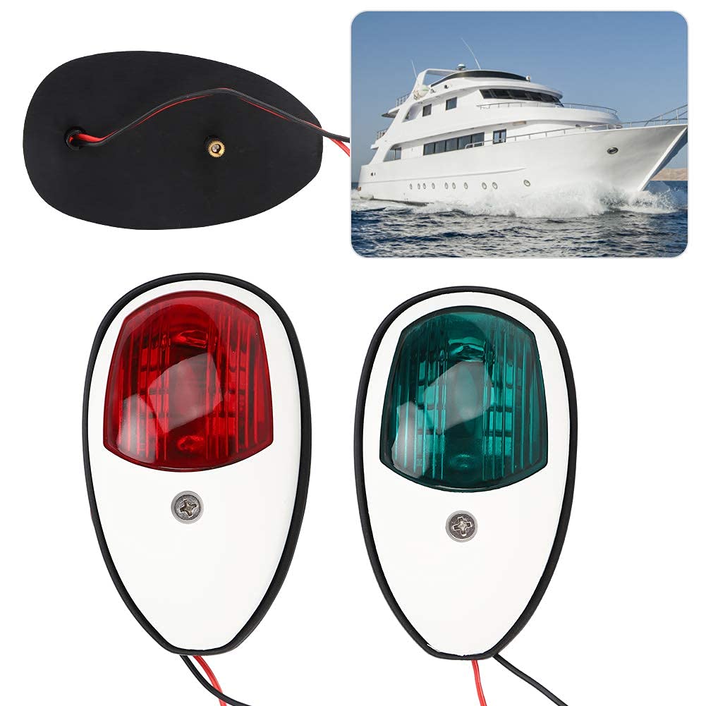 VGEBY Luce di Navigazione Marina da 2 Pezzi, Luci di Navigazione per Apparecchiature Elettriche IP66 Luce per Yacht per Luci di Via per Barca LED Luci di Via per Barca LED Luci di Via per Barca LED