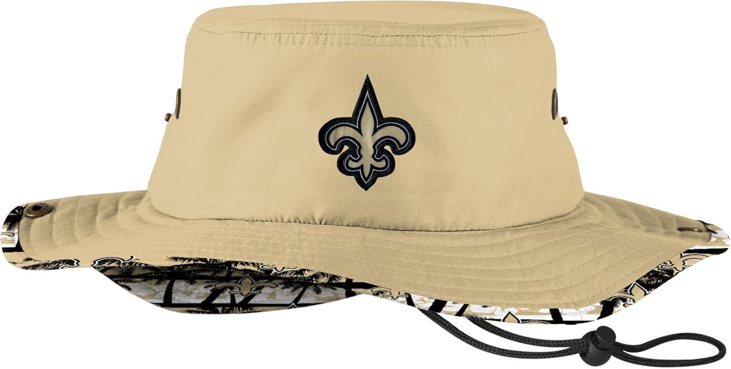 FOCO Men's NFL Team Logo Sport Outdoor Sun Bucket Boonie Hat