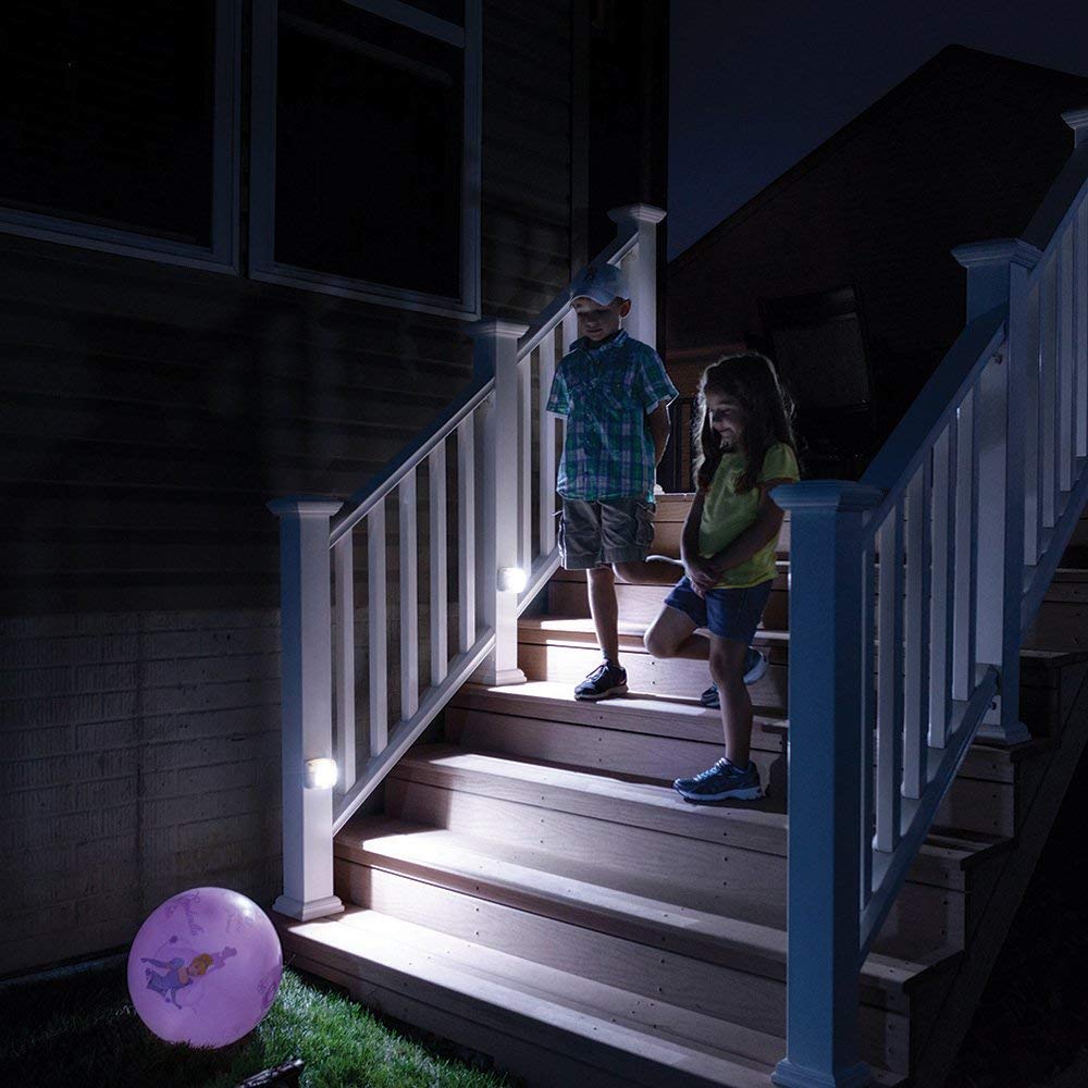 Brown Wireless Motion Sensing LED Step Light
