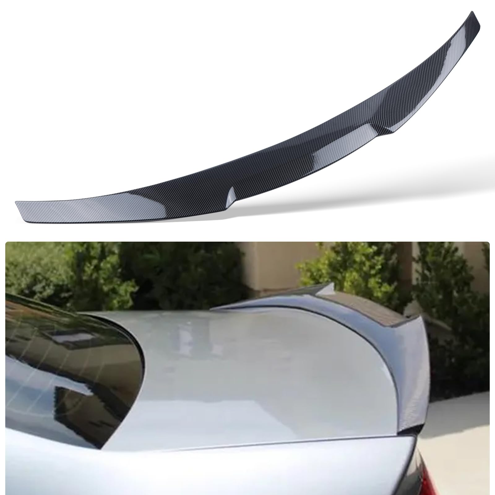 Auto Heckspoiler, für Audi A5 S5 2017-2020 Kohlefaser Kofferraumspoiler