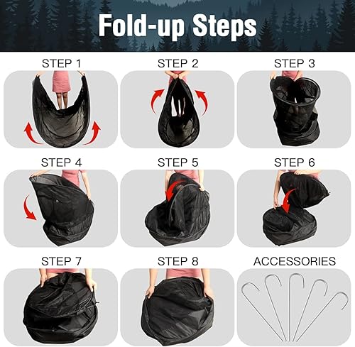 Miniatura 7 de Tienda de campaña portátil de mosquitos de una sola ventana emergente