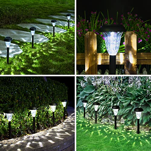 Gigalumi Solar Lights For Outside 12Pack, Solar Garden Lights, Bright Led Solar Outdoor Lights, Outdoor Solar Lights For Yard, Pathways, Landscapes, Walkways And Driveways #TOP5