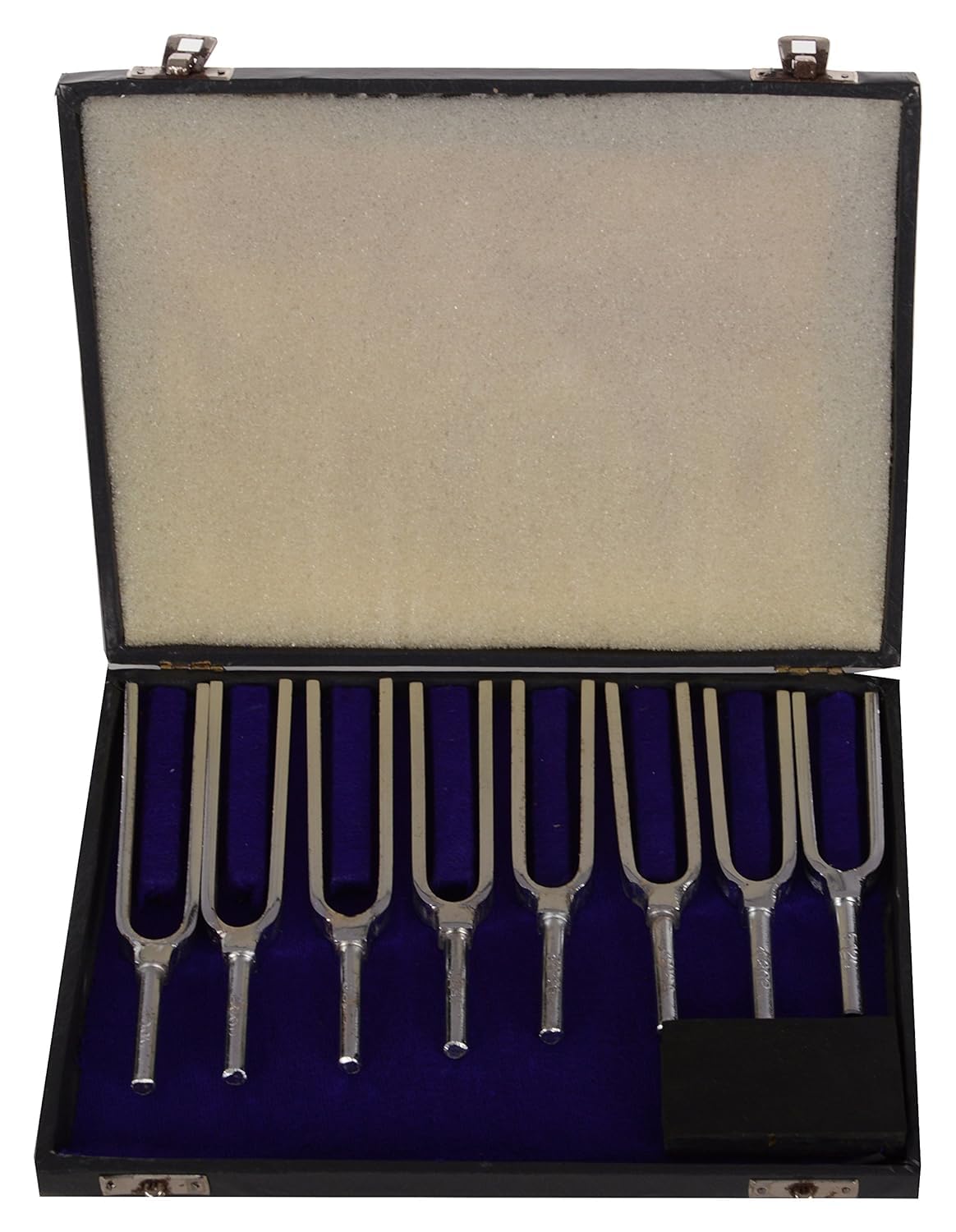 Vijay Surgical Tuning Fork Set of 8 diff. Hz in Velvet Box Most Superior Qua with Rubber Pad.-image-16