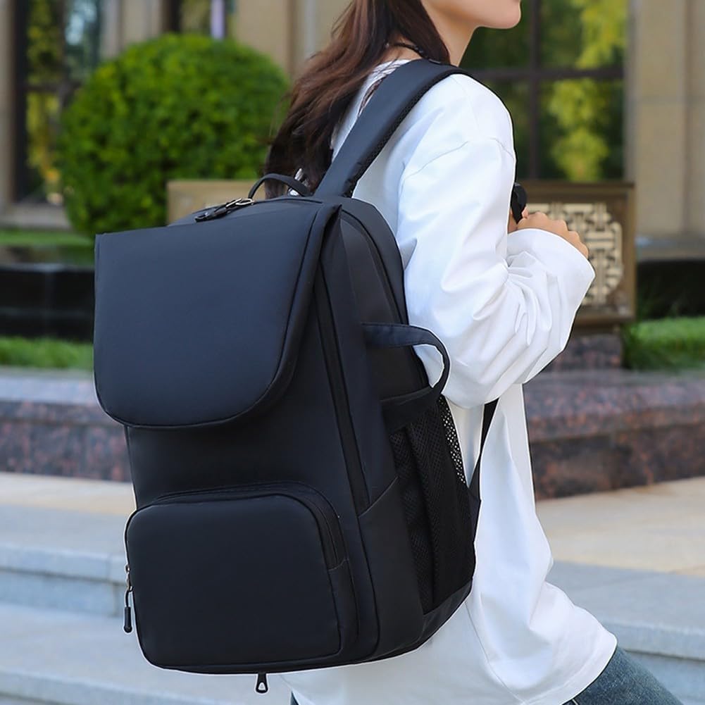 StarRing Borsa da tennis, zaino da tennis, pieghevole, grande capacità, borsa sportiva multifunzionale (nero)