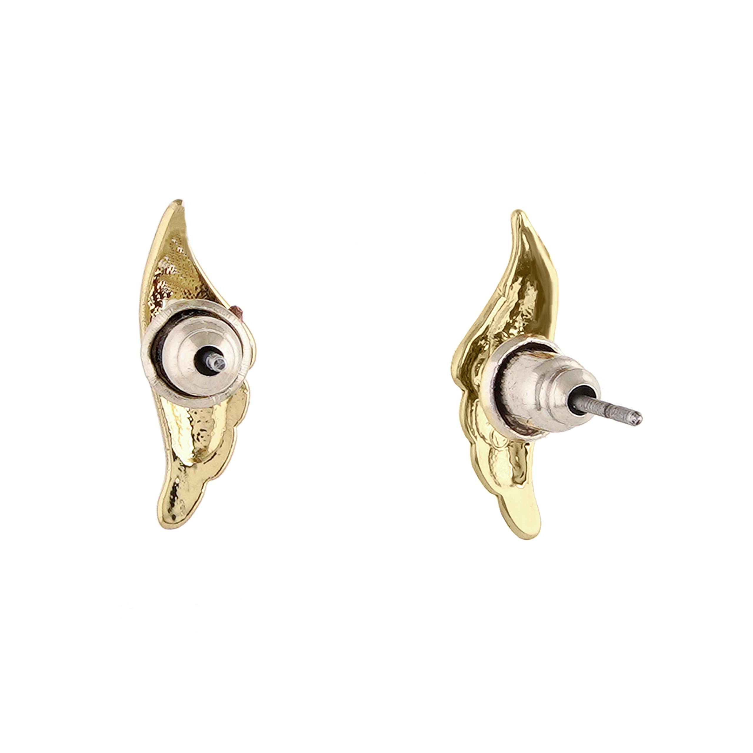 24Kt Plated Frill Stud Earrings