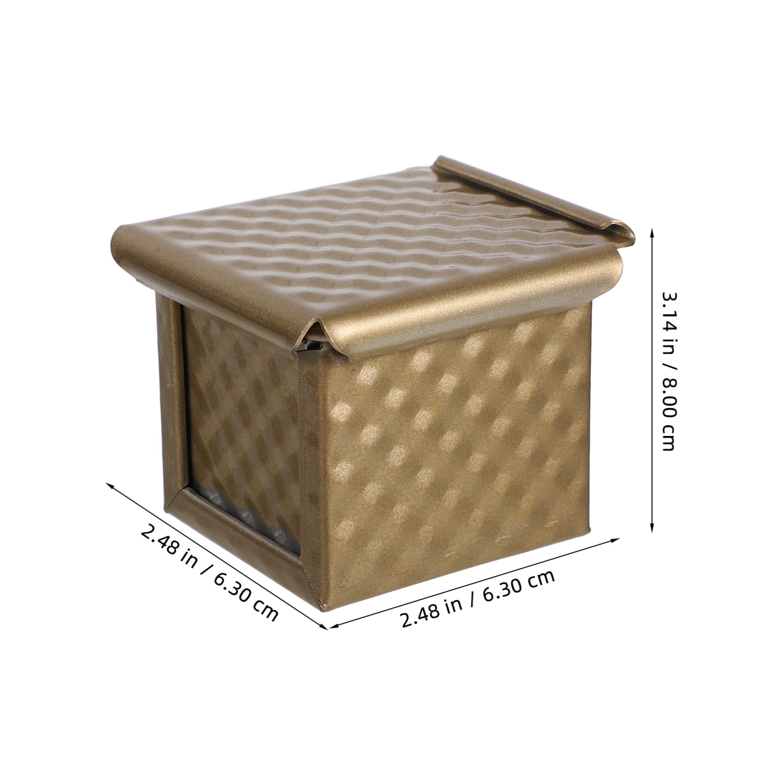 Cabilock Nonstick Toast Baking Mold with Lid Square Bread Bakeware Heavy Duty Metal Toast Pan for Bread and Cake Easy Release and Reusable for Home Baking