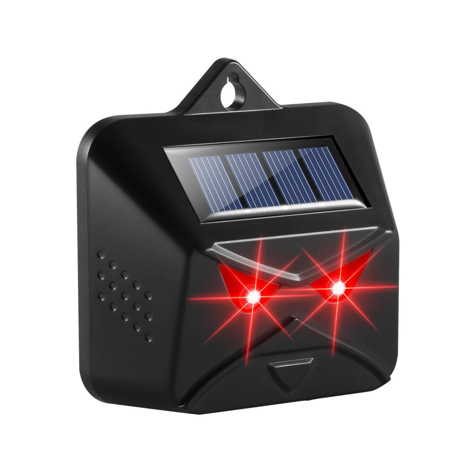 TERRIFI Solar Animal Repeller,Deter Nighttime Invaders with Flashing Red Lights,Humane and Effective,Coyote Repellent Devices Waterproof for Raccoon, Fox, Skunk from Yard Farm