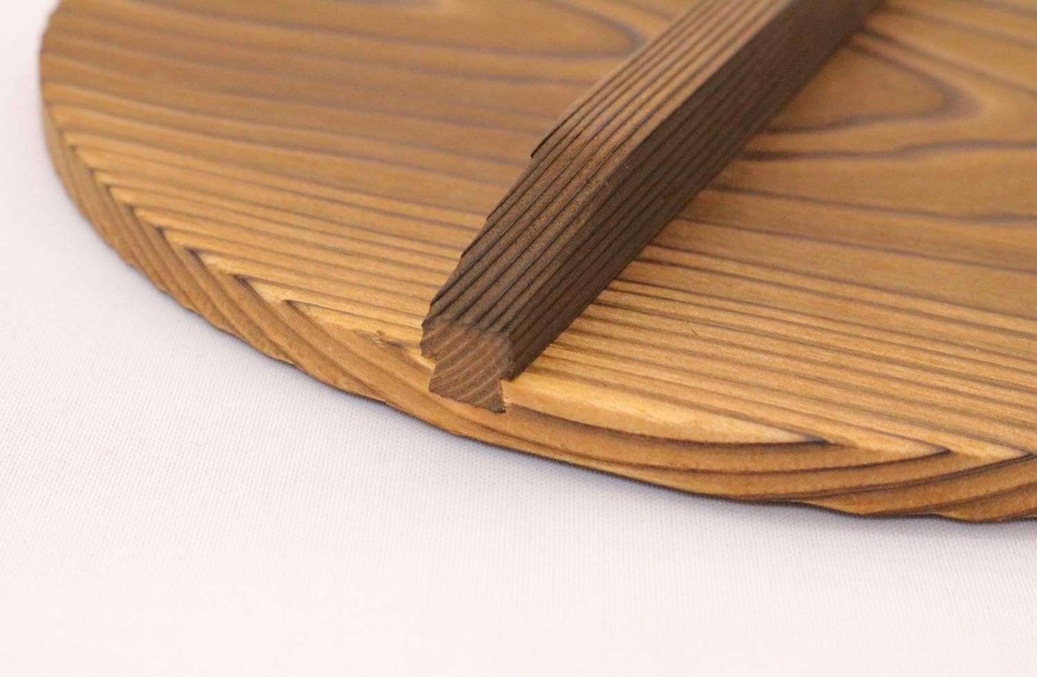 Ichihara Wood Workshop 2291 Lid Grilled Cedar 13.0 inches (33 cm) Pot Lid