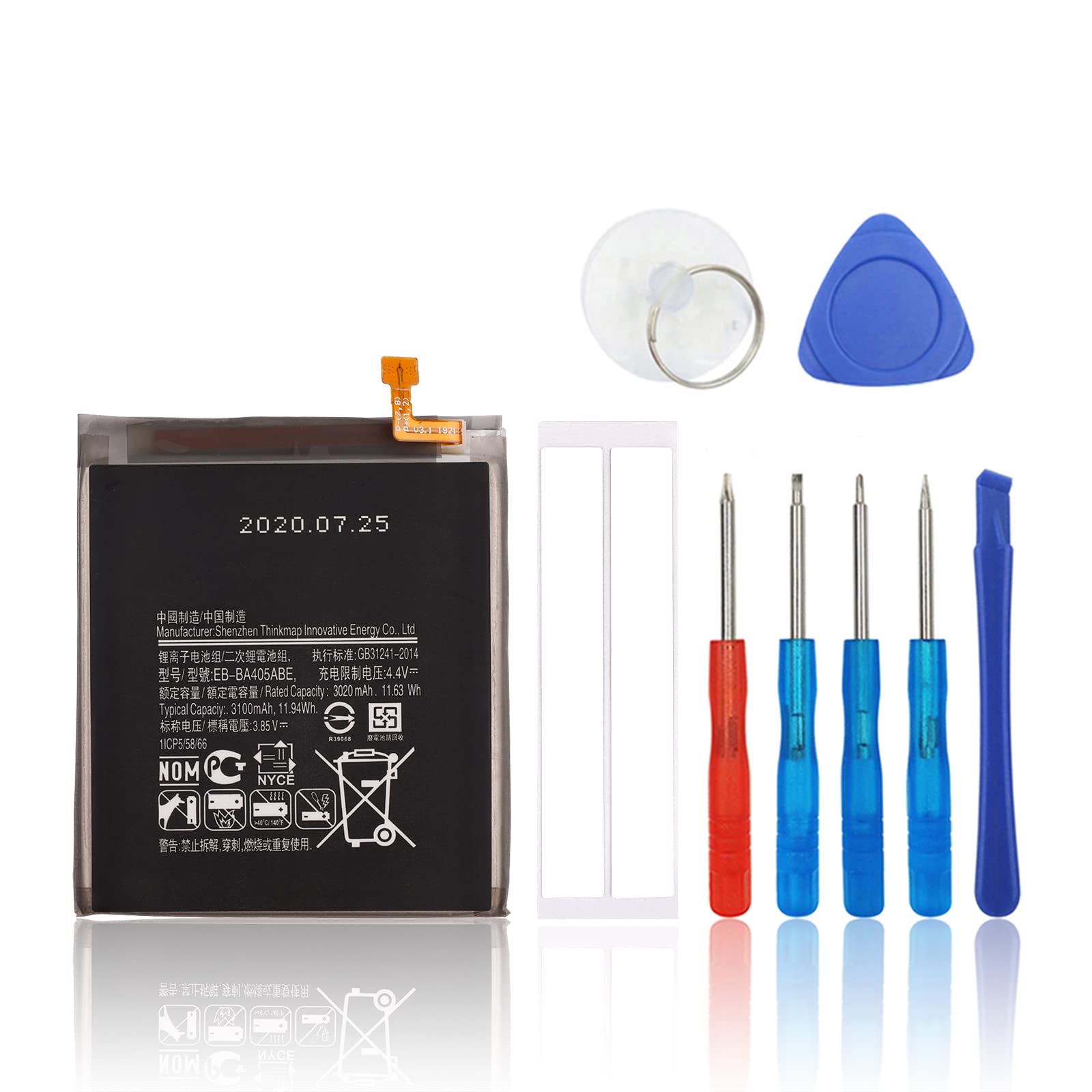 SwarKing Replacement Battery Compatible with Samsung Galaxy A40 SM-A405 EB-BA405ABE with Toolkit