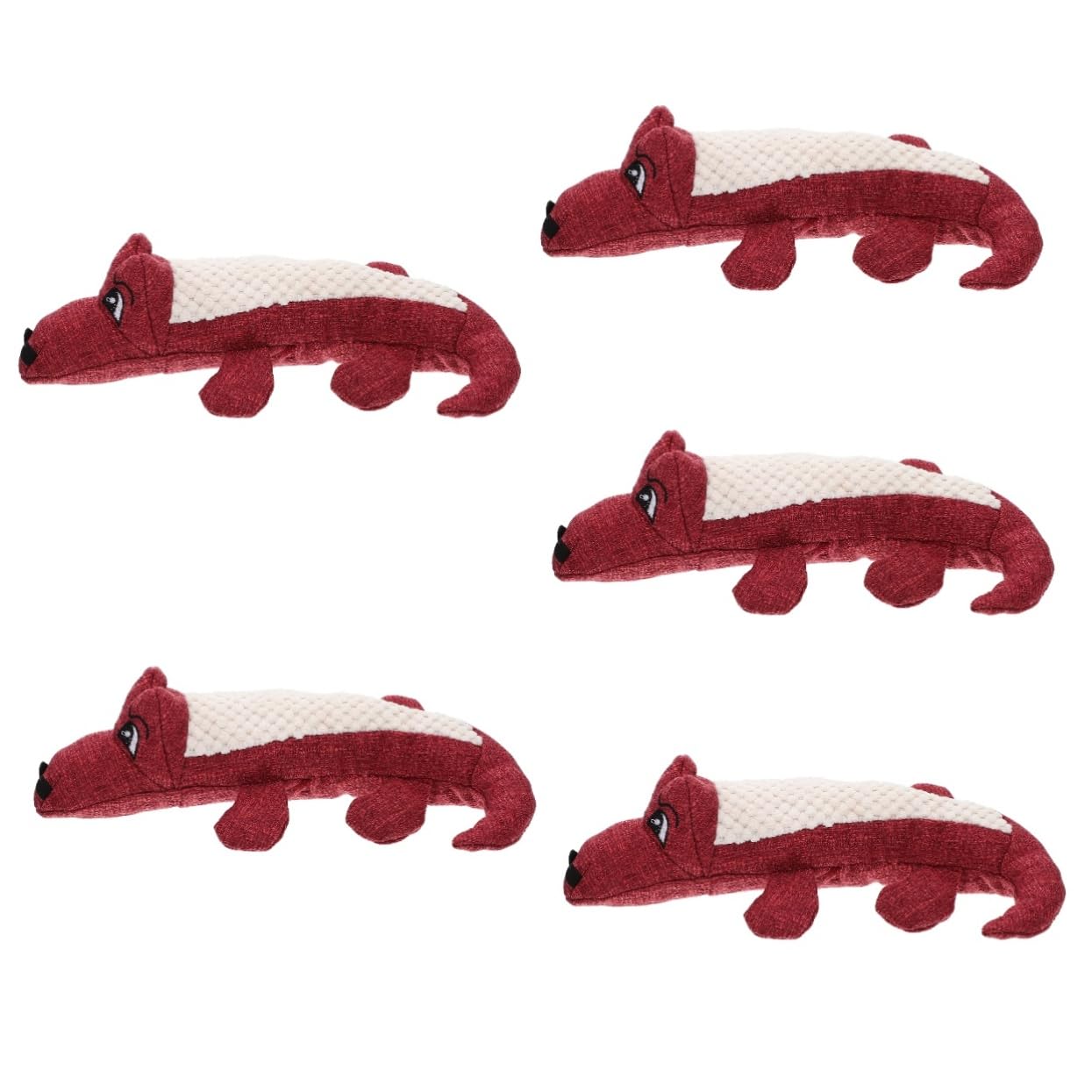 minkissy 5 piezas de juguete de peluche para perros juguetes chirriantes para mascotas juguete de peluche para masticar para mascotas juguete de muñeca juguete de peluche para masticar juguetes de