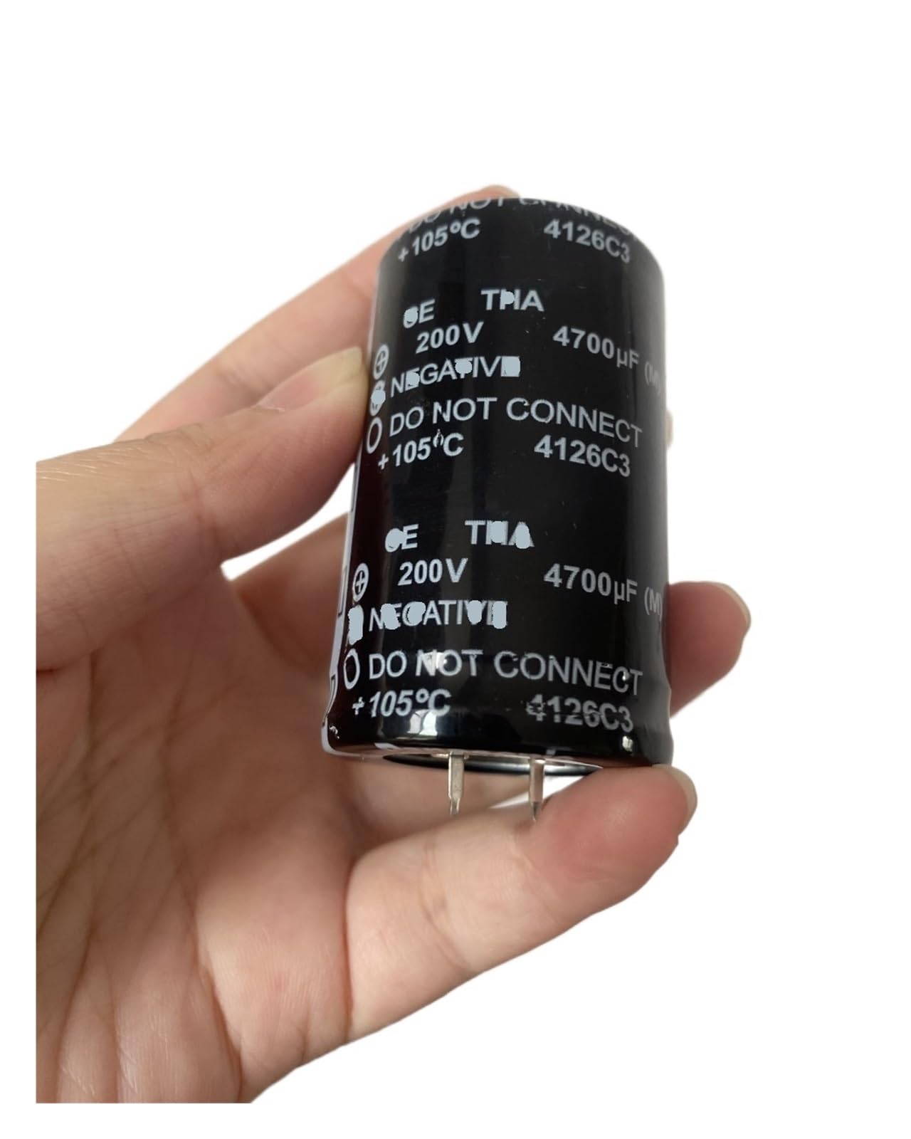 KSZHZYMGX 1PCS 200V 4700UF 35X60 aluminum electrolytic capacitor size 35 * 60mm