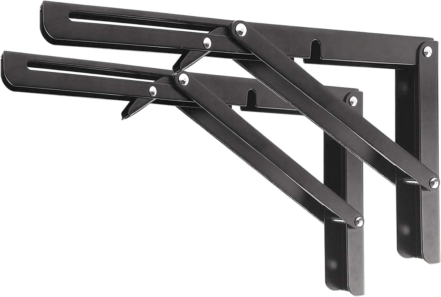 Scenty Premium 254mm/ 10" Foldable Steel Multipurpose Bracket, Shelf Bracket, Bracket, Wall Brackets, Wall Angle Bracket, Folding Table Bracket with Fittings for fold Down Table. (Bracket 10") (B0CY8BXXC4) Amazon Price History, Amazon Price Tracker