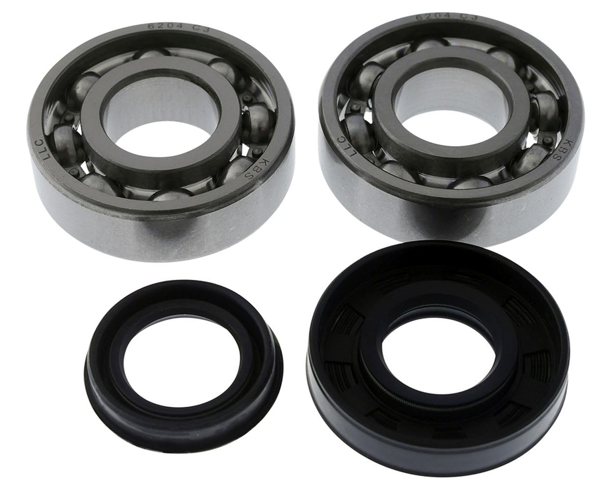 Kurbelwellenlager Set C3 KH inklusive Wellendichtringe für MBK Booster 50cc, Naked, NG, Rocket