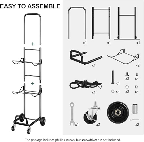 Miniatura 4 de Estante para jarra de agua de 3 galones, estante de almacenamiento para botellas de agua de 3 niveles, organizador de jarra de agua para cocina,