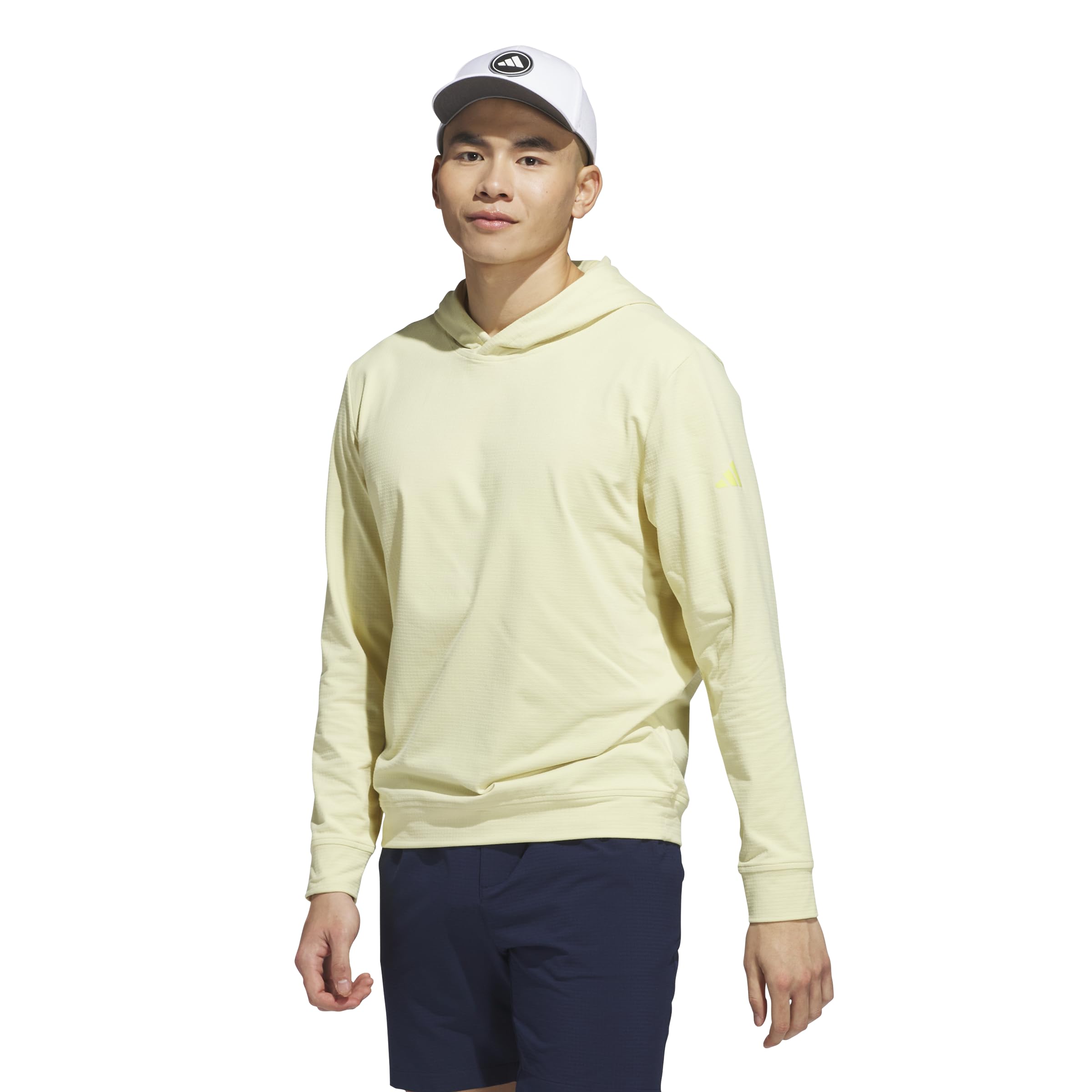 adidas Men's Ultimate365 Elevated Hoodie, Powder Yellow S25, 3XL