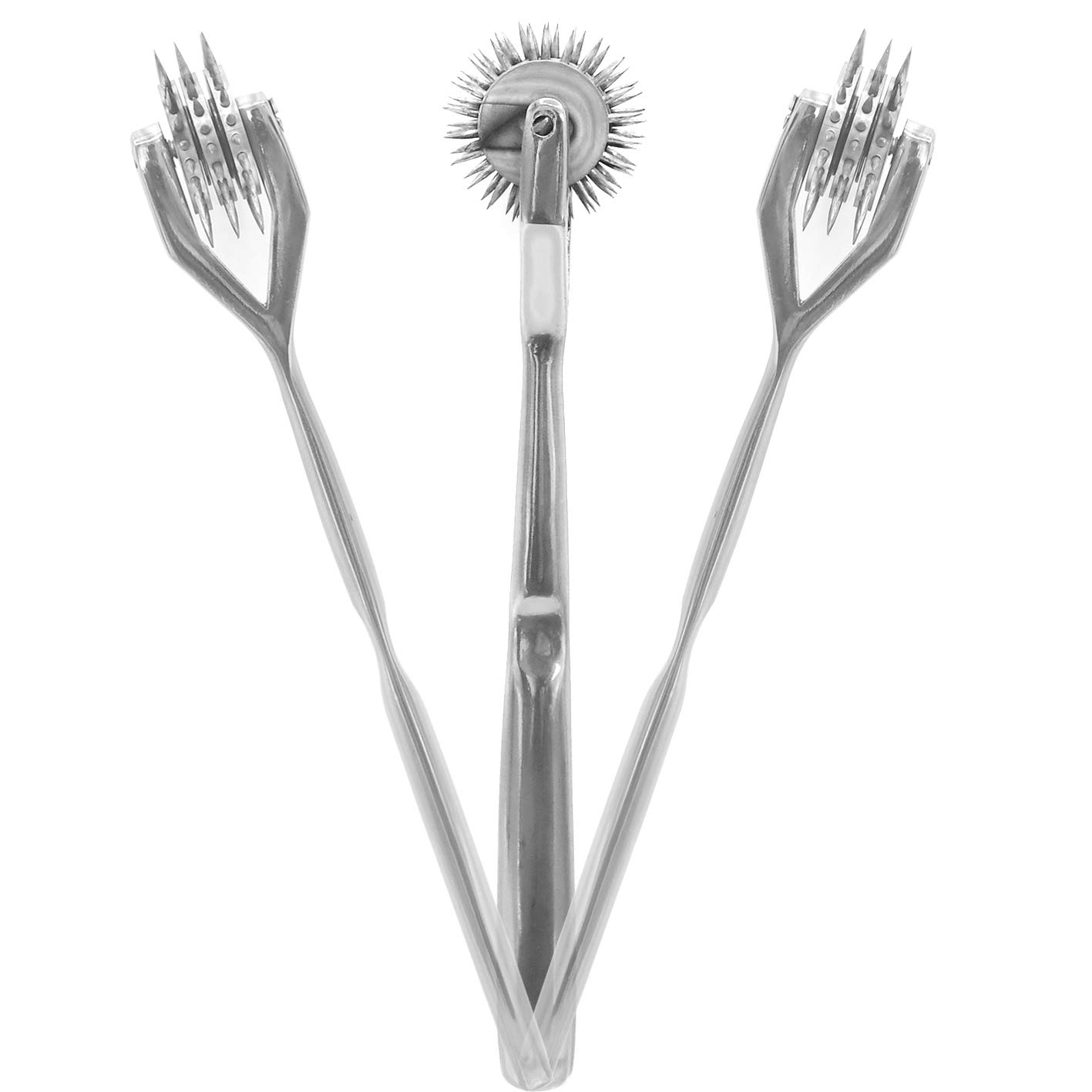 AAProTools Wartenberg Neurological Pin Wheel Stainless Steel Skipes Sharp 3 Head Diagnostic Instruments