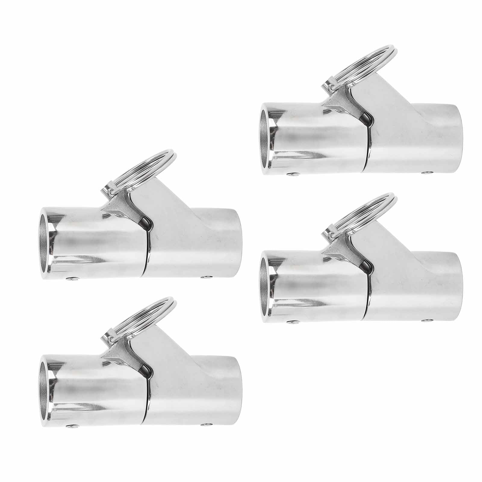 Tbest Connettore per tubi per barche Pieghevole Tubo Girevole Hardware Acciaio Inox 316 22mm Marine Yacht Accessori per FRP Gonfiabile Business