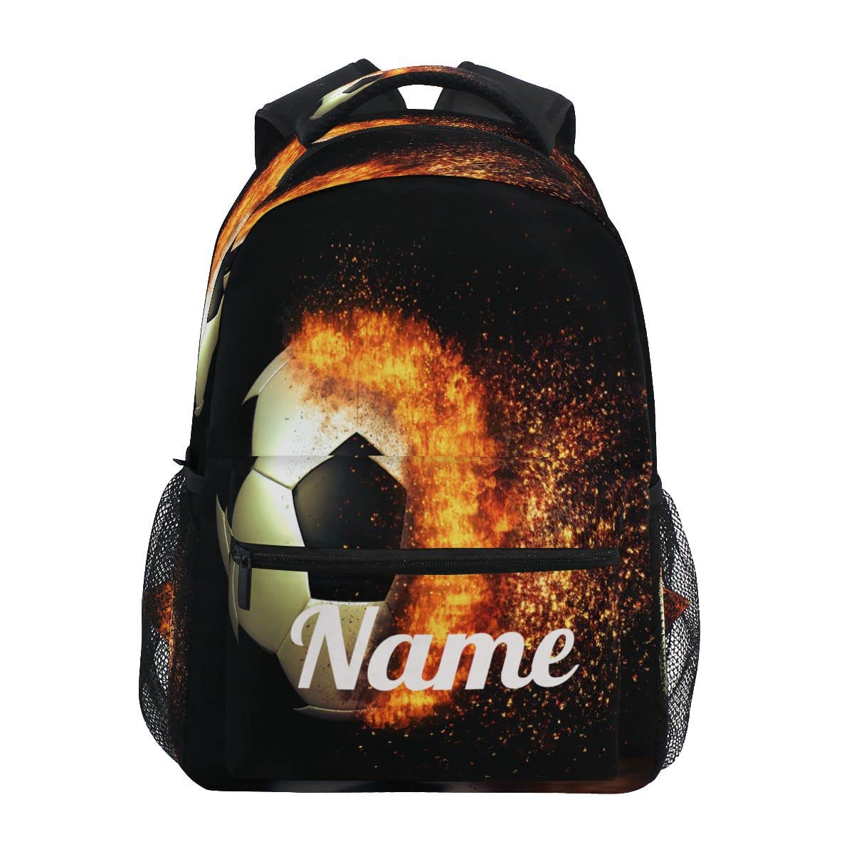 Custom1 - Mochila para niños con texto en inglés "Añade tu nombre", mochila para estudiantes primarias, bolsa para libros para niños y niñas, Personalizado13, talla única