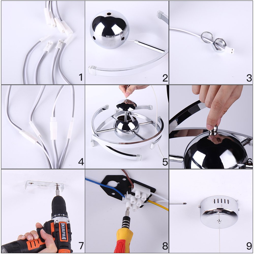 LED lampada a sospensione design moderno lampadario soggiorno sala da pranzo (23W)