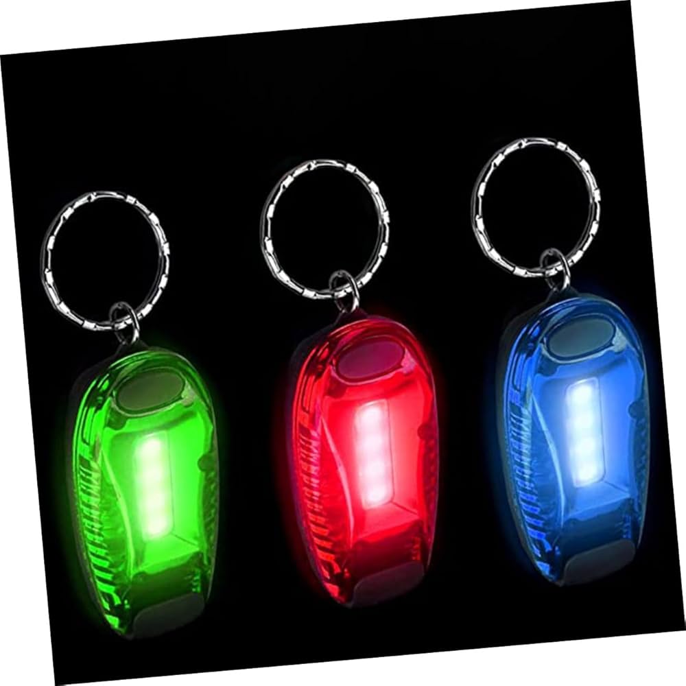 Amazon | UPKOCH 3個 ランニングライトキーホルダー キーホルダー LED