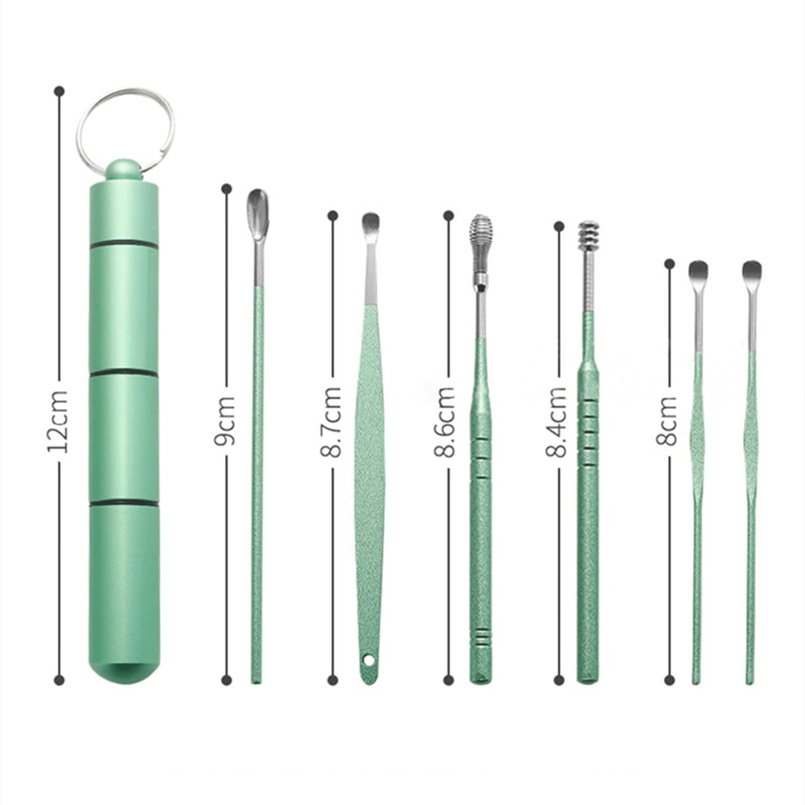 Prodotti per la rimozione del cerume Detergente per Le Orecchie Strumento per la rimozione della Cera Bastoncini per cerume Curette per la