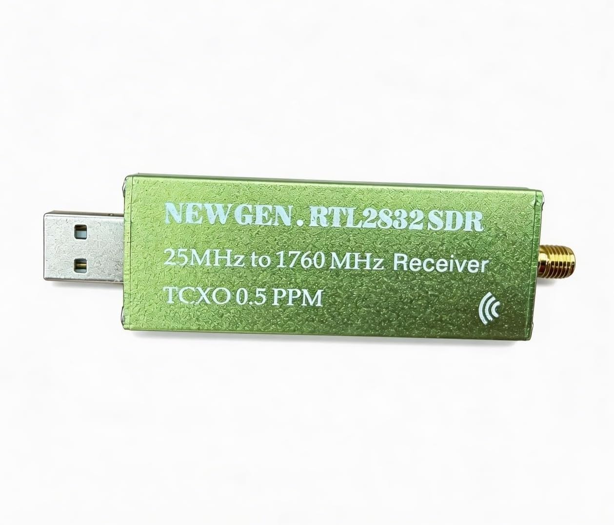 RTL-SDR Blog RTL2832U R820T 1PPM TCXO HF BiasT SMA Software Defined Radio 25MHZ TO1760MHZ Dongle (Green)