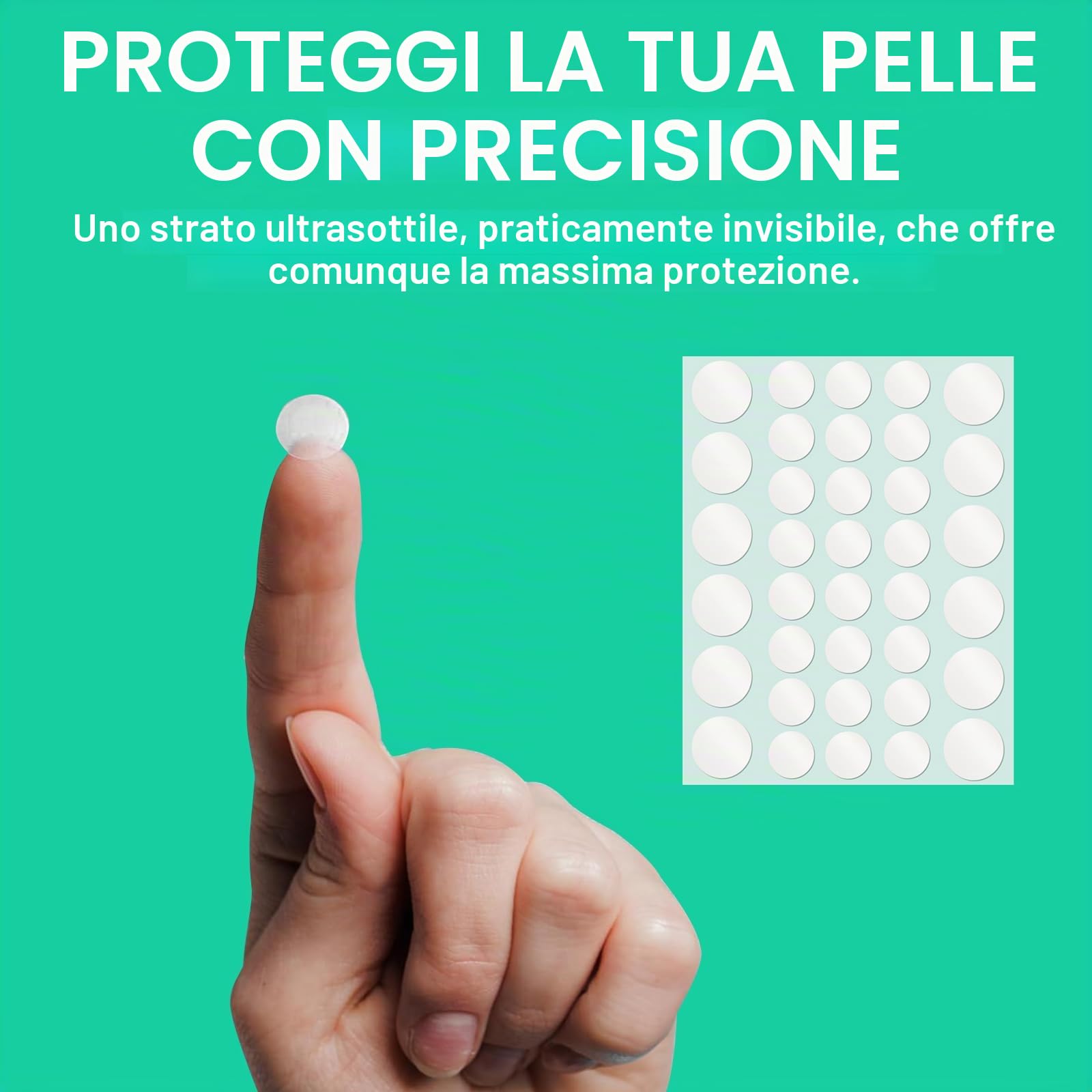 264 Pezzi Patch Brufoli Cerotto Brufoli Idrogel Pimple Patch Giorno e Notte Della Acne Patch 2-In-1 Cerotti Per Brufoli Impermeabile e Traspirante Invisibile Cerotti Brufoli Viso