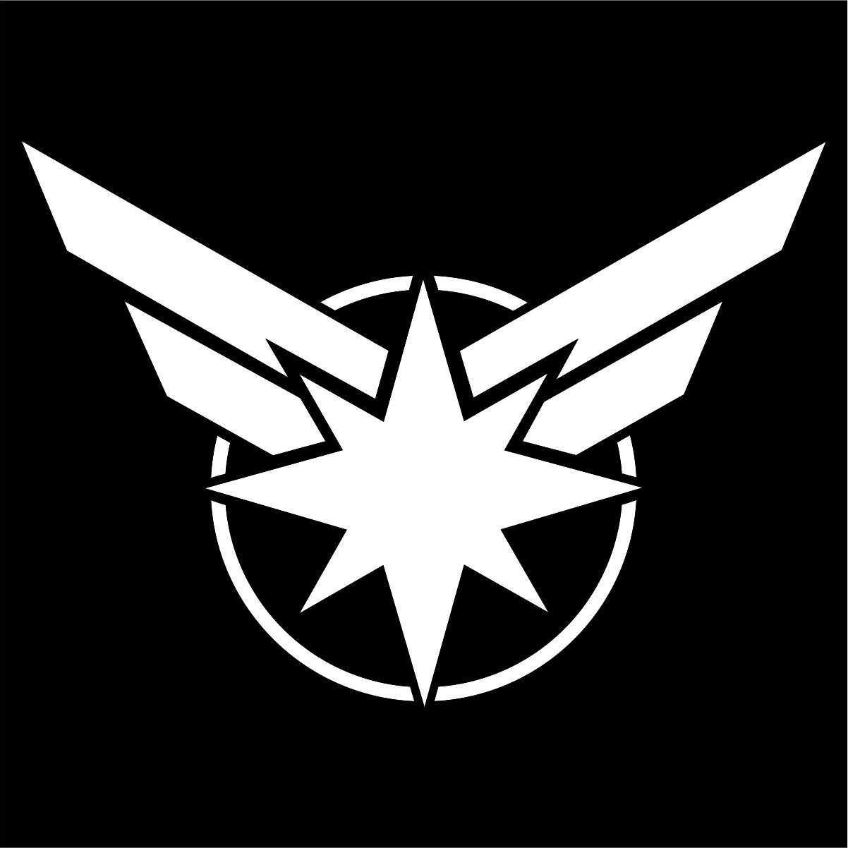 Cove Signs 4 inch White Captain Marvel Sticker/Decal - MCU