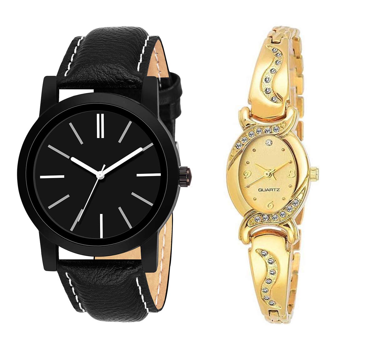 RPS FASHION WITH DEVICE OF R Analogue Black Dial Womens & Mens Couple Watch (B07PZ3ZHLY) Amazon Price History, Amazon Price Tracker