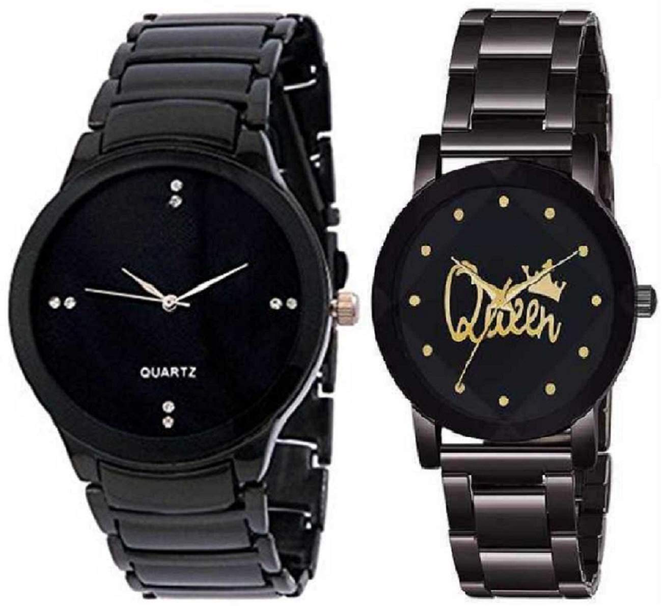 ZUPERIA Black Dial Combo Watches for Couple (B08395X277) Amazon Price History, Amazon Price Tracker