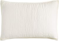 Vista 1 de DKNY Funda de almohada de gasa de algodón, estándar, natural