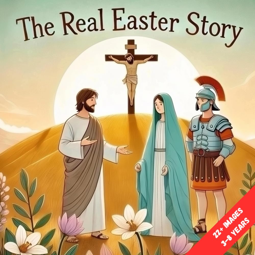 The Real Easter Story: Coloring book for kids