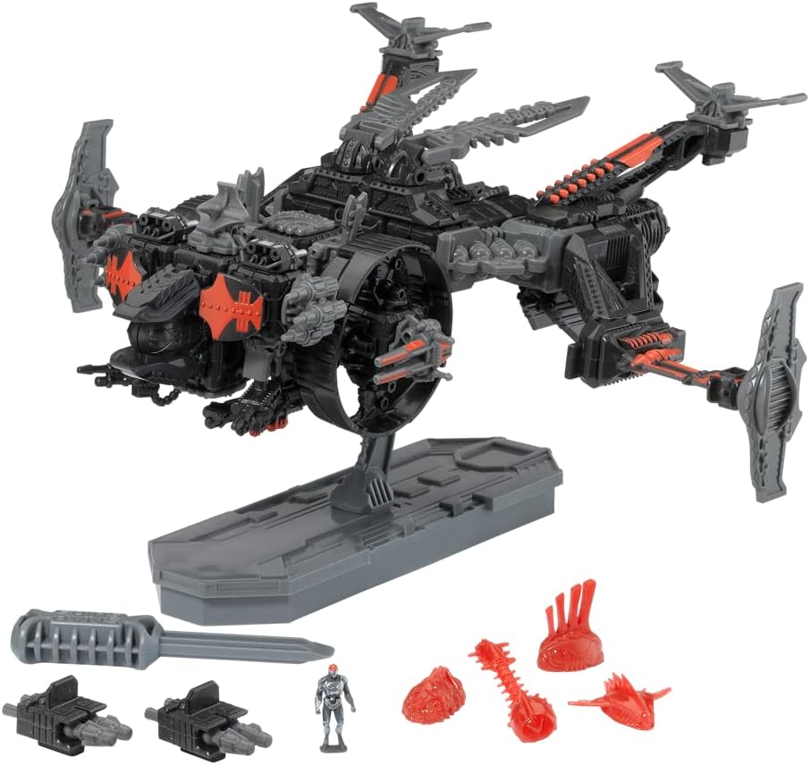 Snap Ships — KOMPLEX Hammerjaw K.L.A.W. Gunship — Building Toy Sets — 3 Builds — Ages 8+