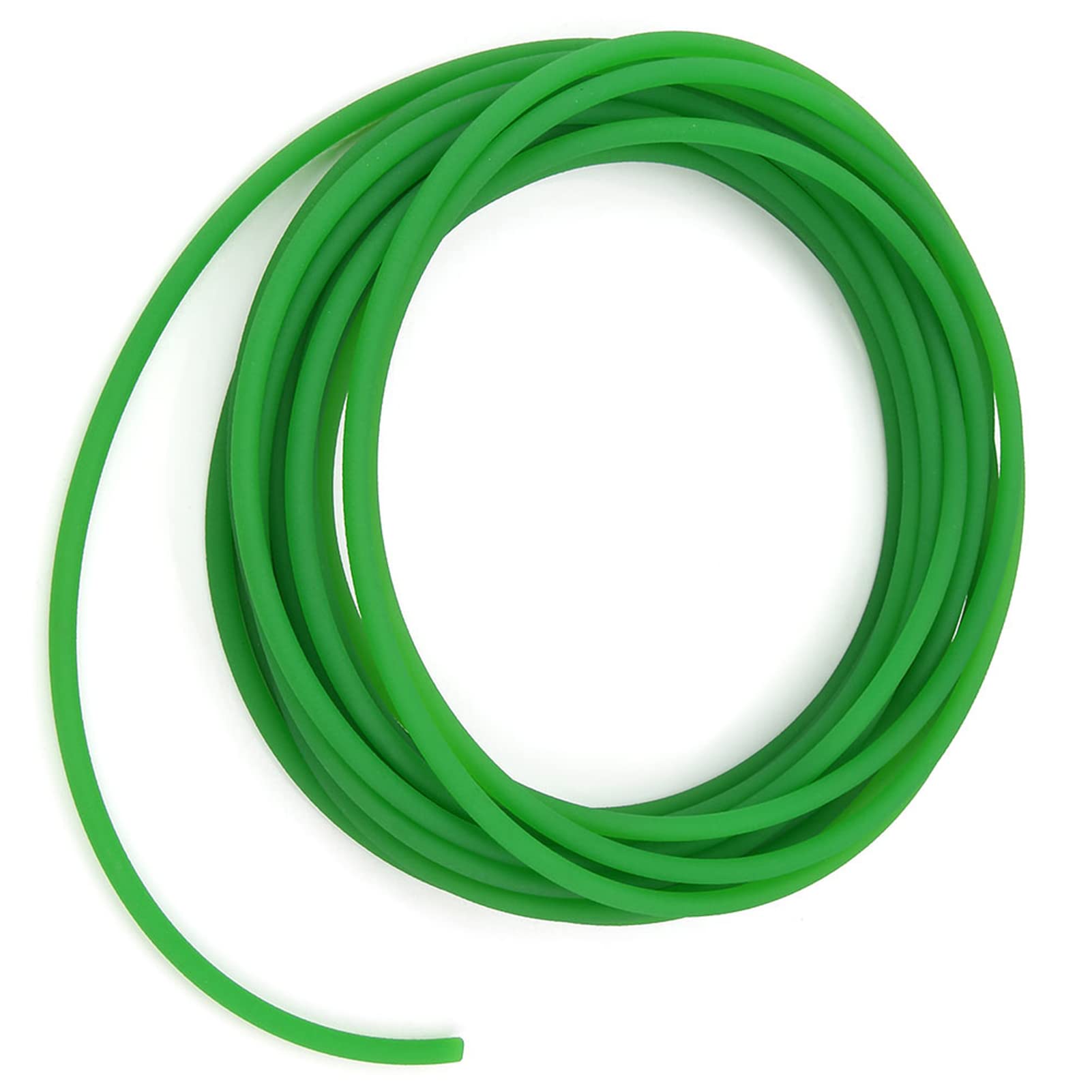 Correa de Poliuretano Redonda Rugosa Verde 6mm x 10m para Transmisión de Accionamiento