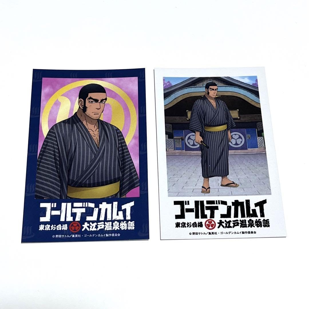 ゴールデンカムイ 大江戸温泉 チェキ風カード 賄賂ガチャ シール 全種セット ゴールデンカムイ 大江戸温泉 チェキ風カード 賄賂ガチャ シール 全種