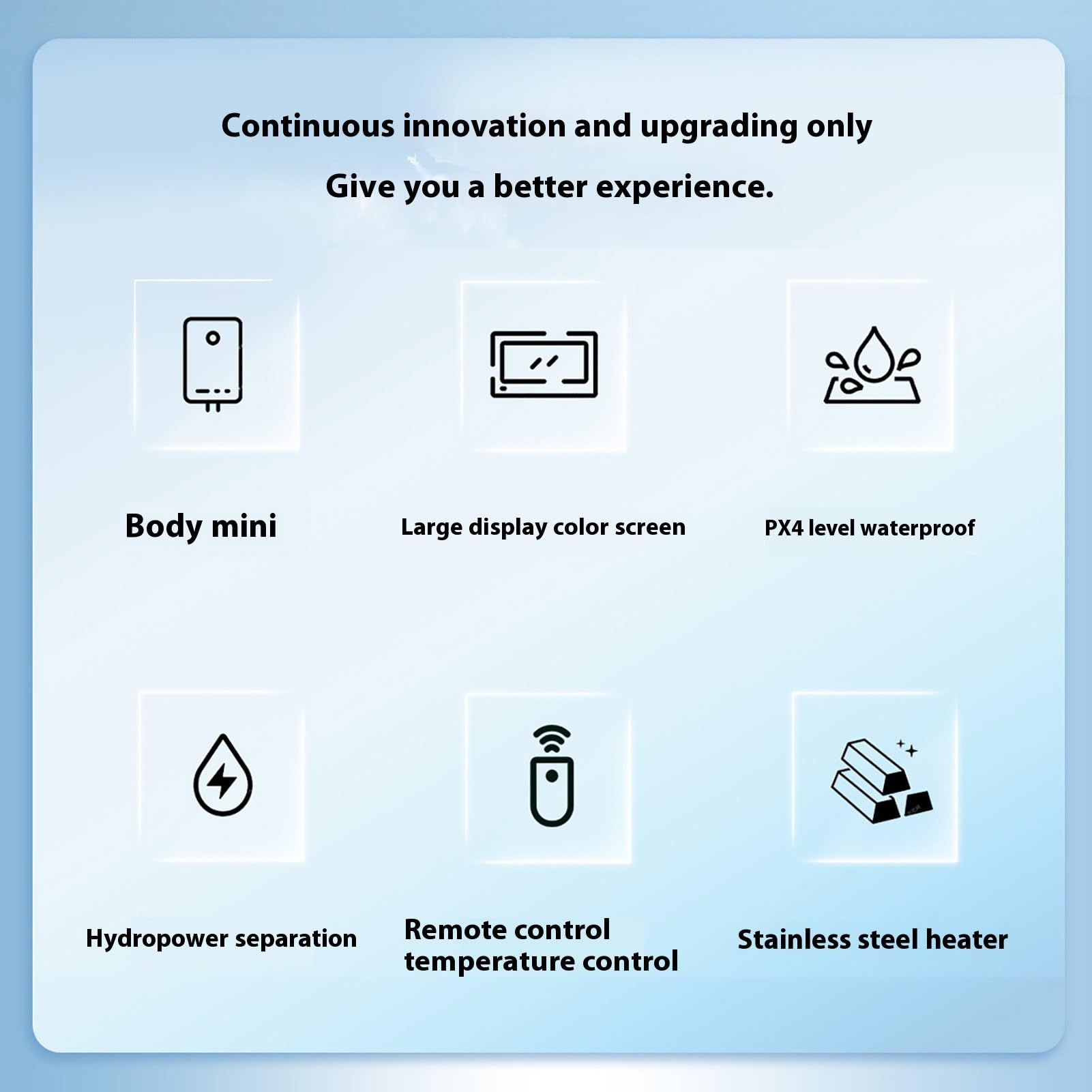 Scallo Idrico Senza Serbatoio, Scaldabagno Istantaneo Elettrico 3000W con Schermo LCD, Sotto la Parete del Lavandino, Riscaldatori Termostati di Conversione di Frequenza per (EU)