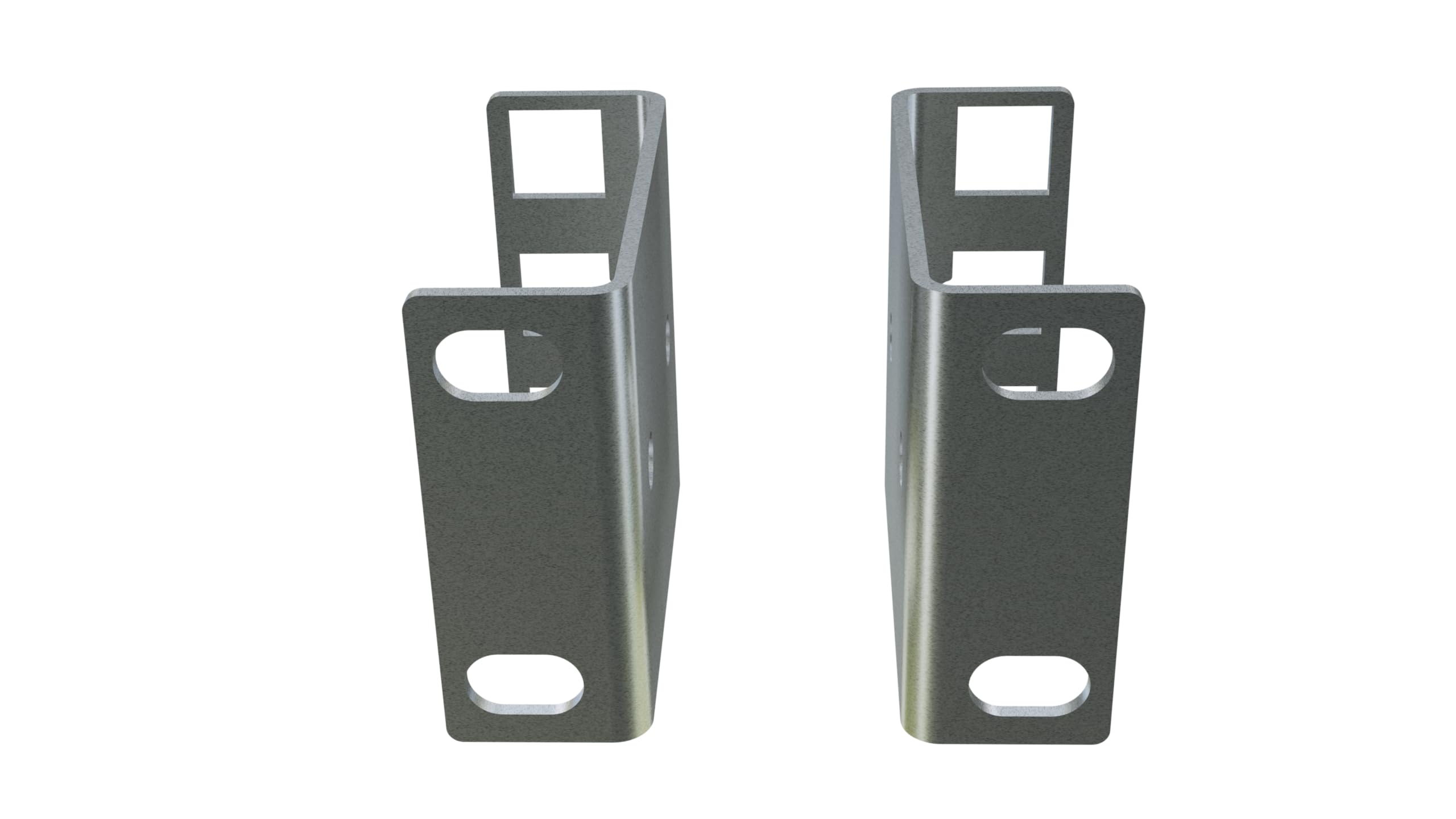 Kit Montaggio Rack 1U 50mm Acciaio Armadio Rete