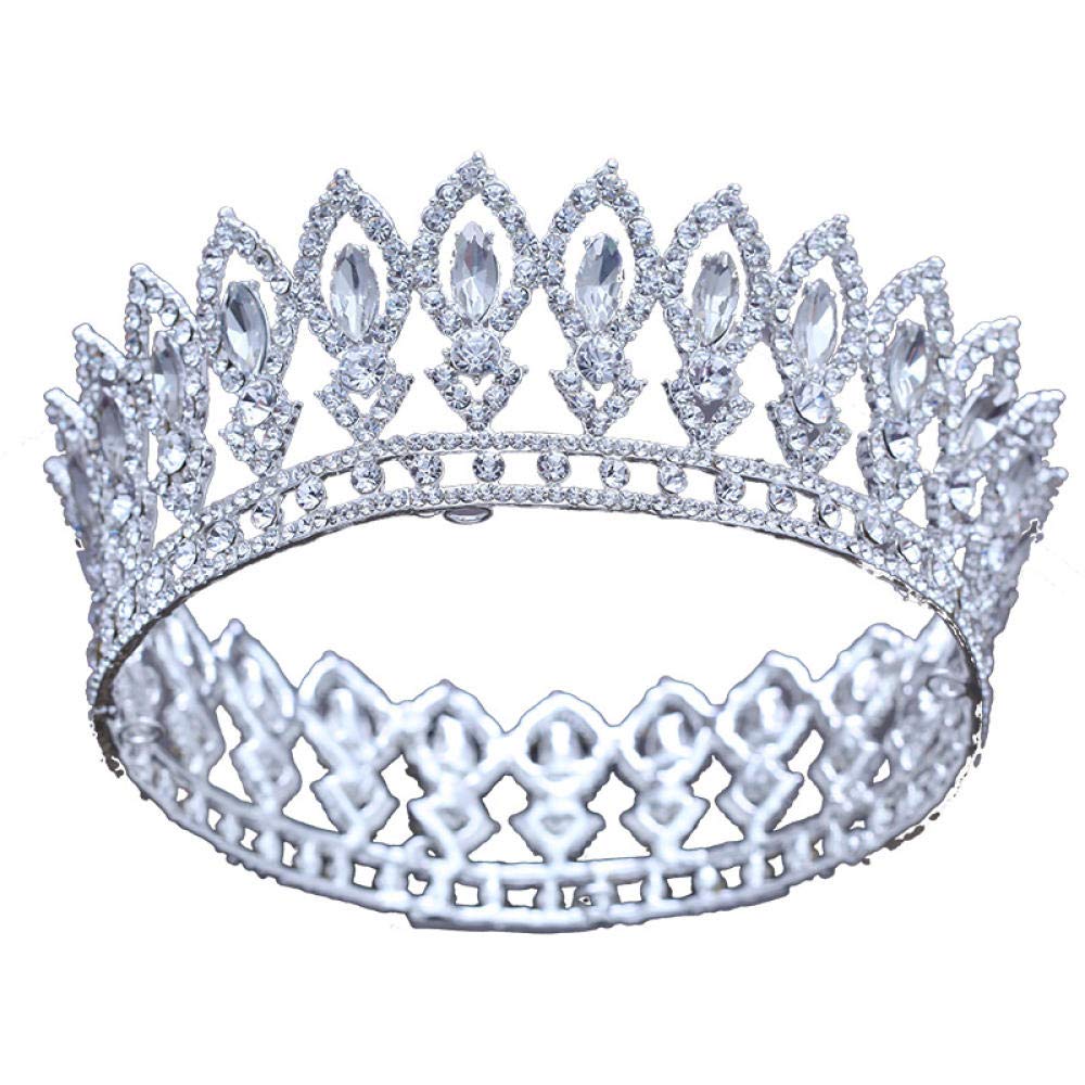 Tiara, stop strasu, ozdoba na głowę dla panny młodej, kryształ, liść białych kobiet, prosta, modna ozdoba na wesele, ozdoba do włosów, w stylu vintage, na imprezę, prezent