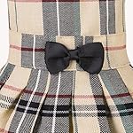 PUPTECK Classic Plaid Dog Dress Cute Puppy Clothes Outfit Small - Image 4