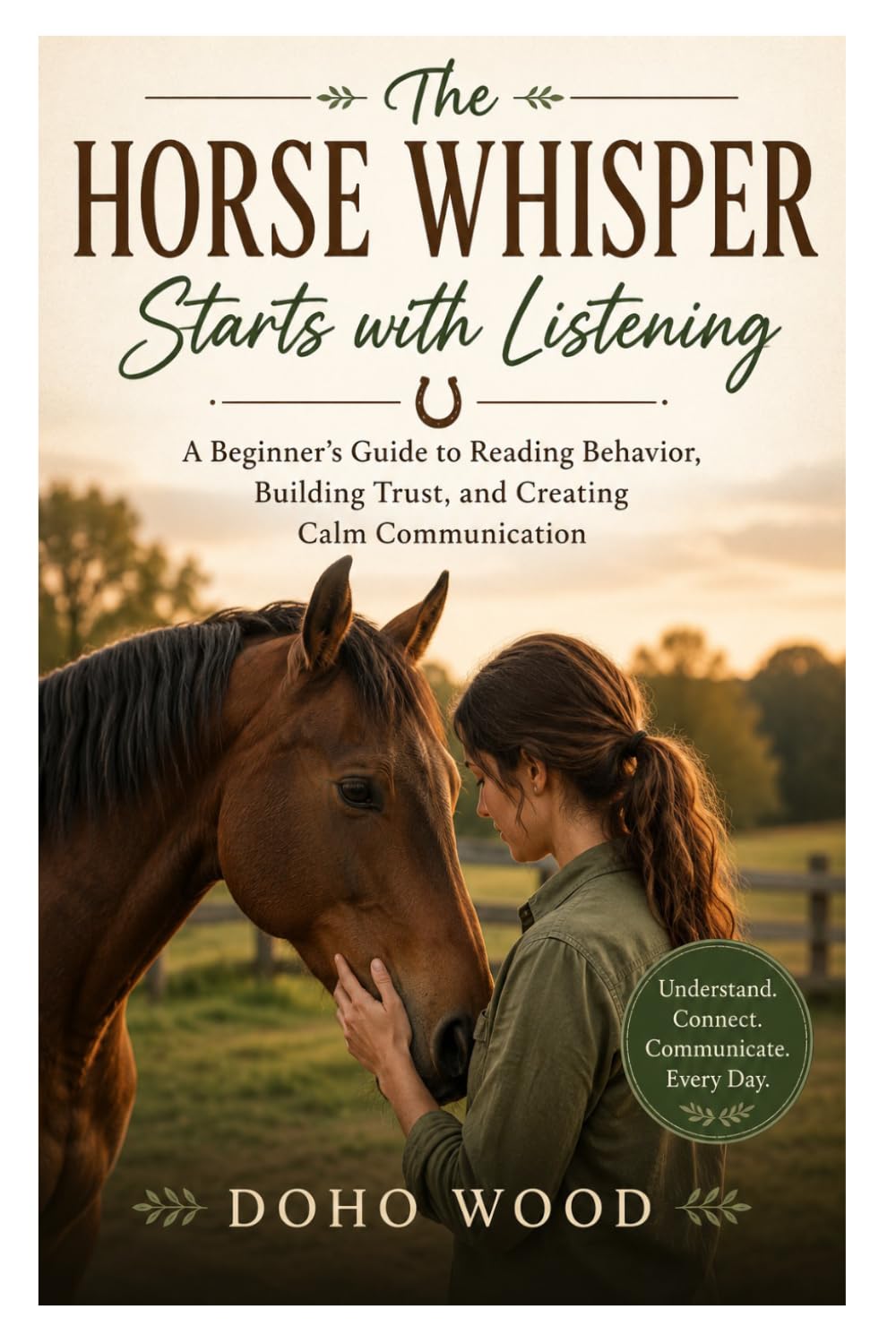 The Horse Whisper Starts with Listening: A Beginner's Guide to Reading Behavior, Building Trust, and Creating Calm Communication