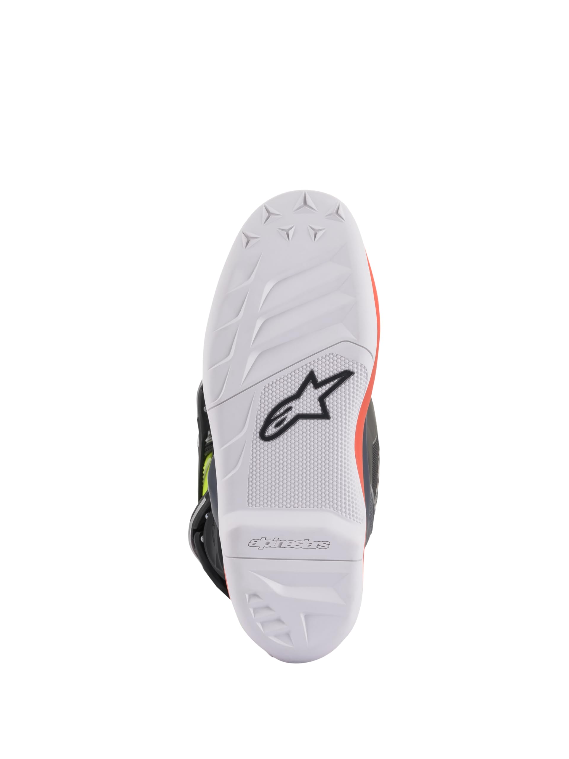 Alpinestars Kids Motocross-Stiefel Tech 7 S Dunkelgrau/Rot Fluo/Gelb Fluo