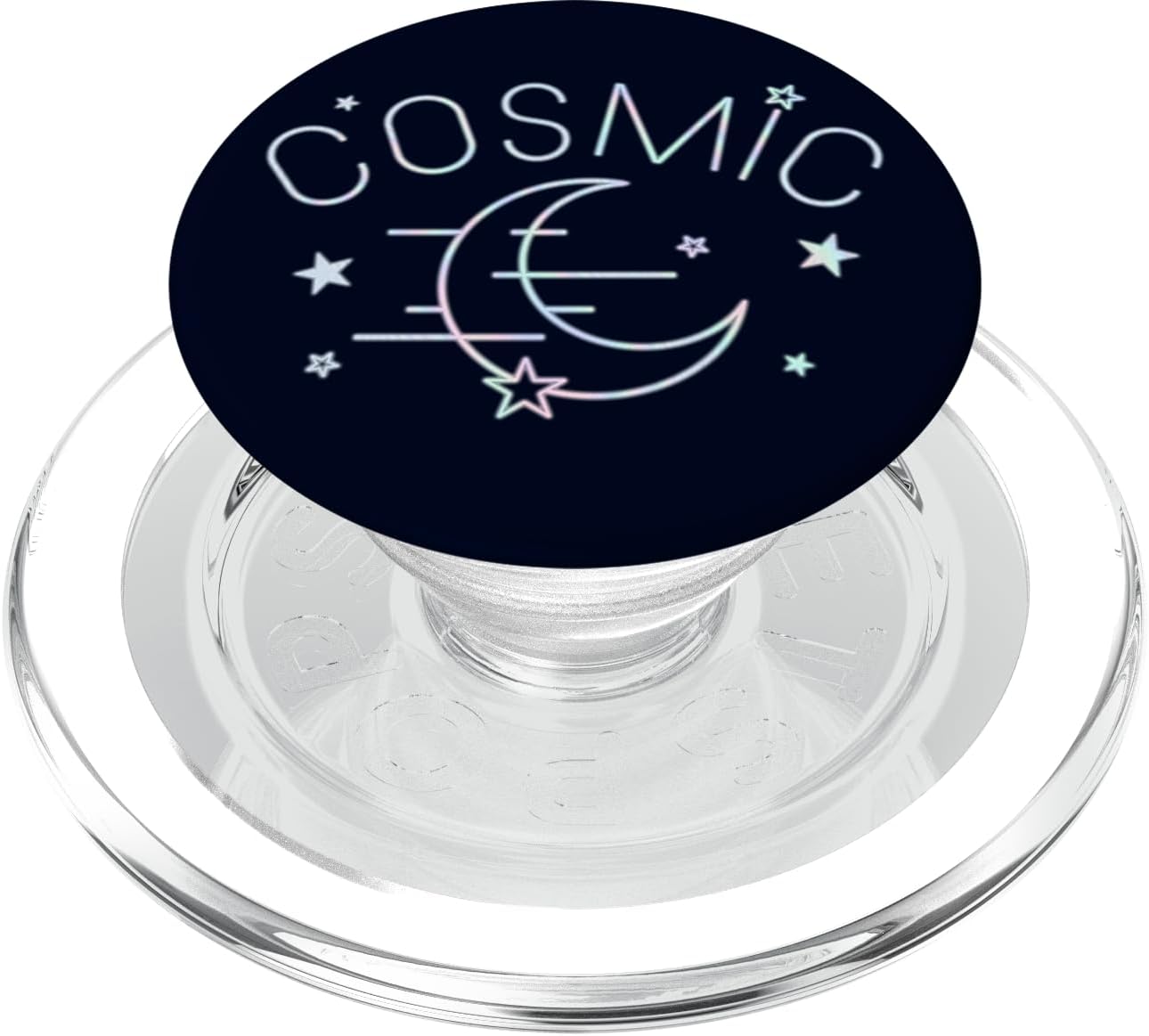Chin Up Cosmic Neon PopSockets PopWallet for MagSafe